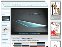 Tablet Screenshot of glassshelf.co.uk